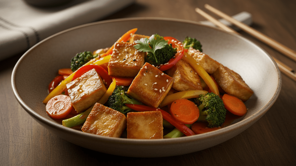 Marinated Tofu Stir-Fry